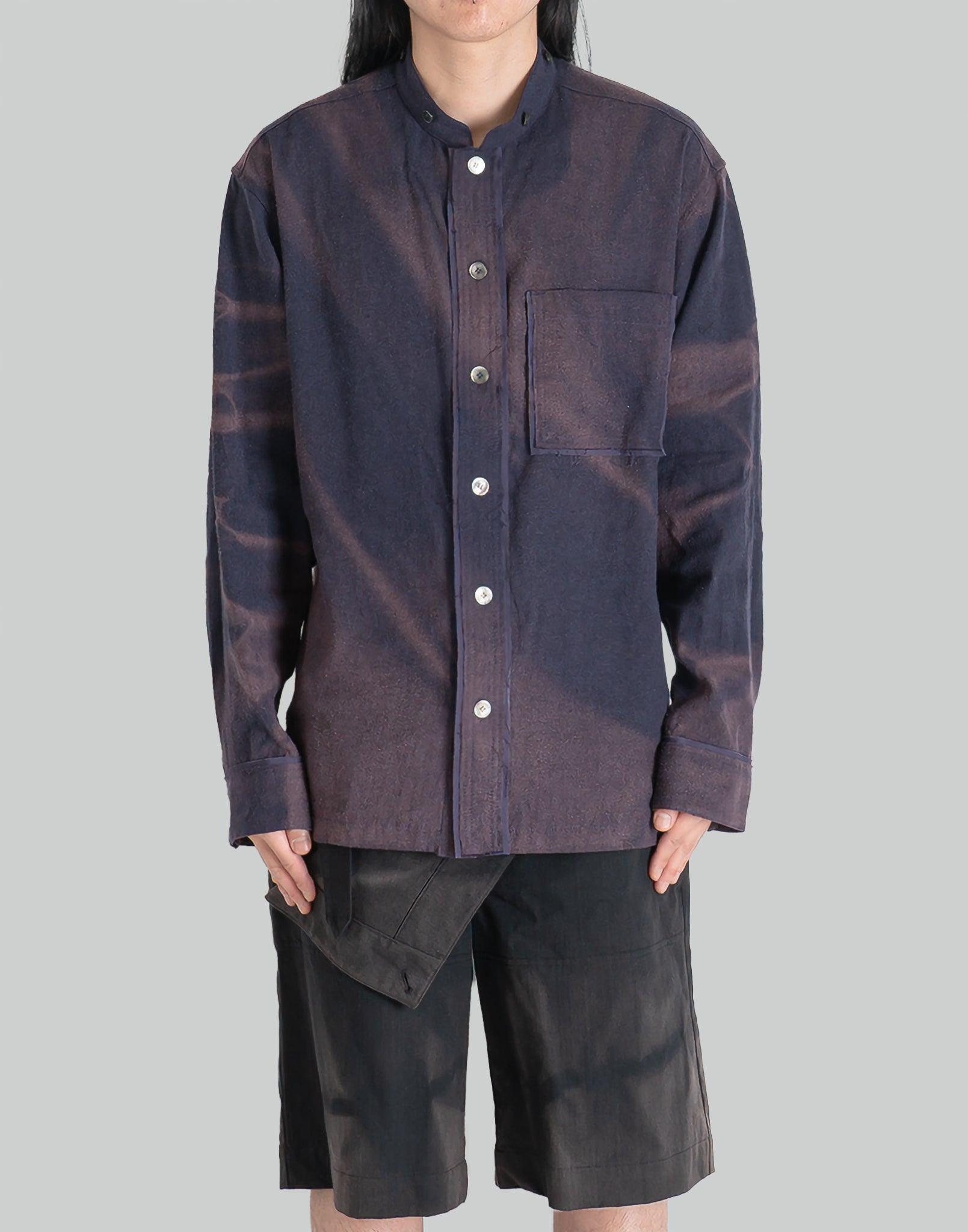 JiyongKim - SUN-BLEACHED DETACHABLE COLLAR SHIRT - 082plus