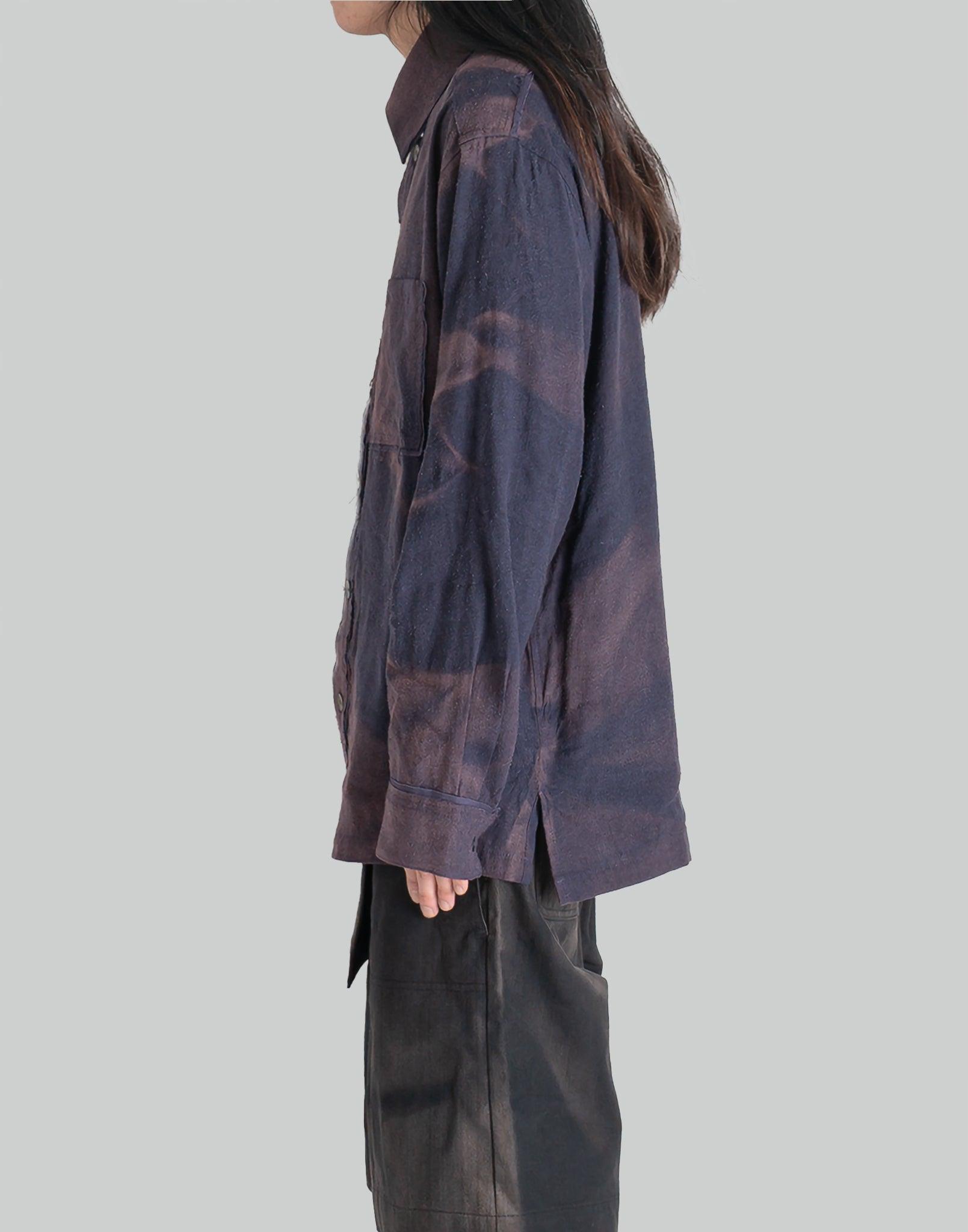 JiyongKim - SUN-BLEACHED DETACHABLE COLLAR SHIRT - 082plus