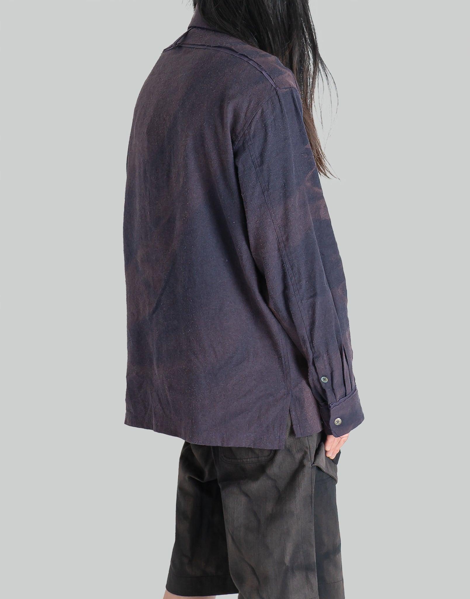 JiyongKim - SUN-BLEACHED DETACHABLE COLLAR SHIRT - 082plus