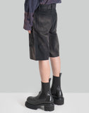 JiyongKim - SUN-BLEACHED DOUBLE FRONT SHORTS - 082plus