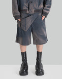 JiyongKim - SUN-BLEACHED DOUBLE FRONT SHORTS - 082plus