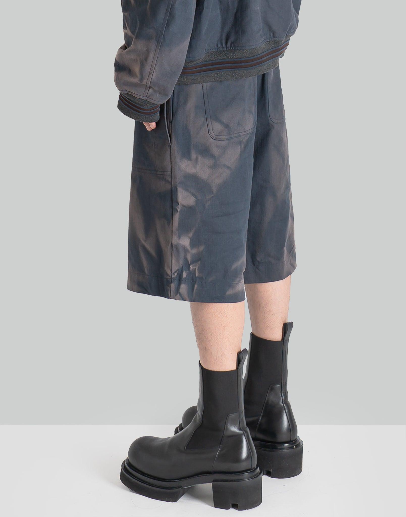 JiyongKim - SUN-BLEACHED DOUBLE FRONT SHORTS - 082plus