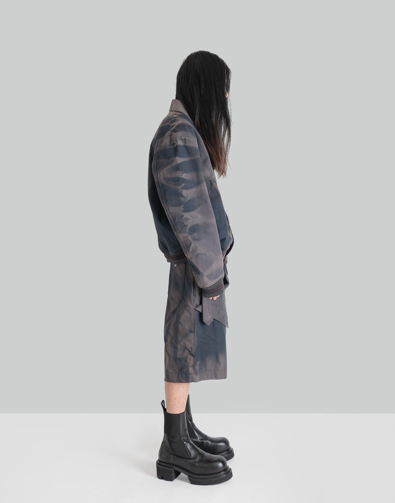 JiyongKim - SUN-BLEACHED DOUBLE FRONT SHORTS - 082plus