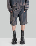 JiyongKim - SUN-BLEACHED DOUBLE FRONT SHORTS - 082plus