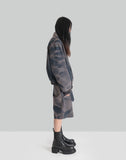 JiyongKim - SUN-BLEACHED DOUBLE FRONT SHORTS - 082plus