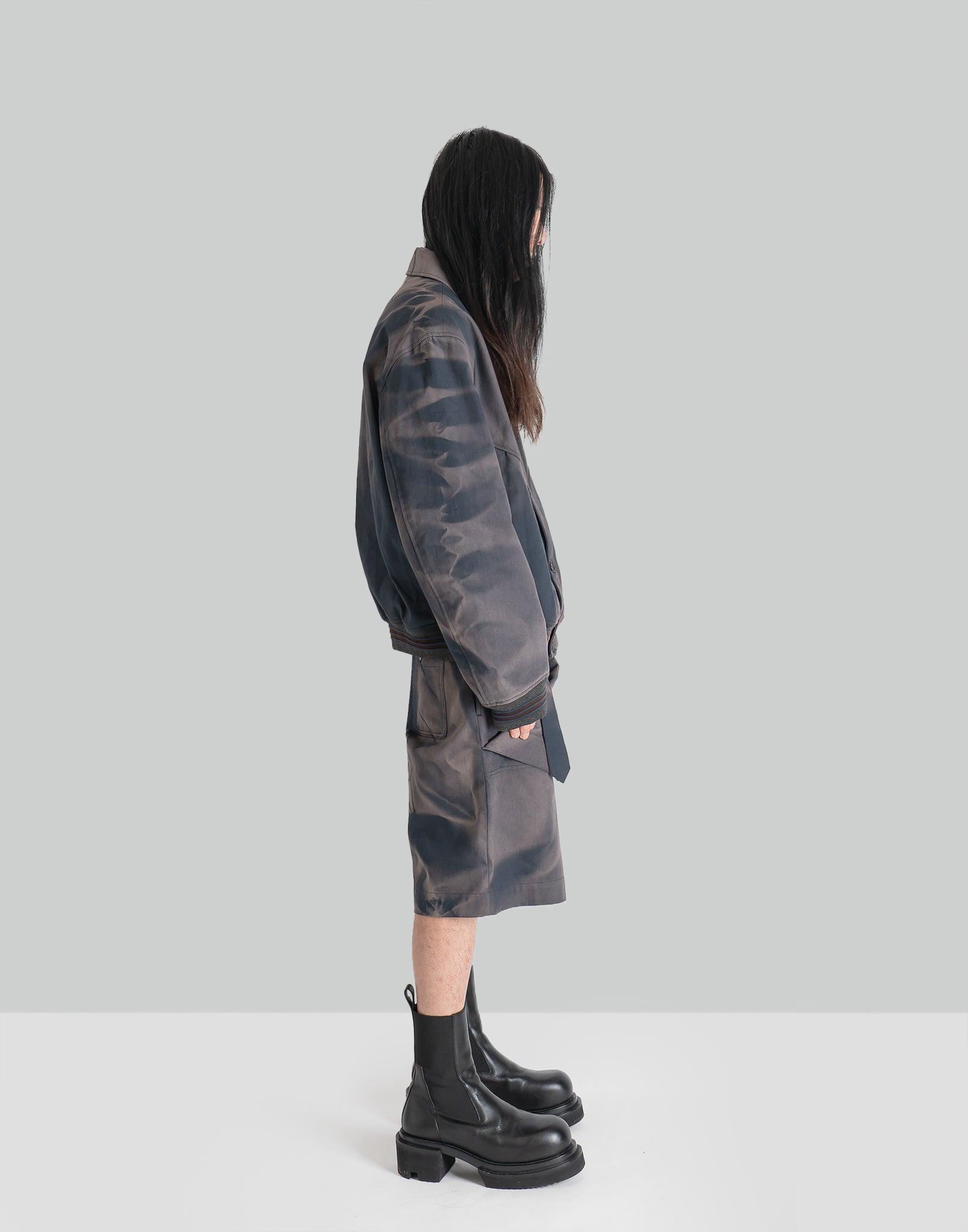 JiyongKim - SUN-BLEACHED DOUBLE FRONT SHORTS - 082plus