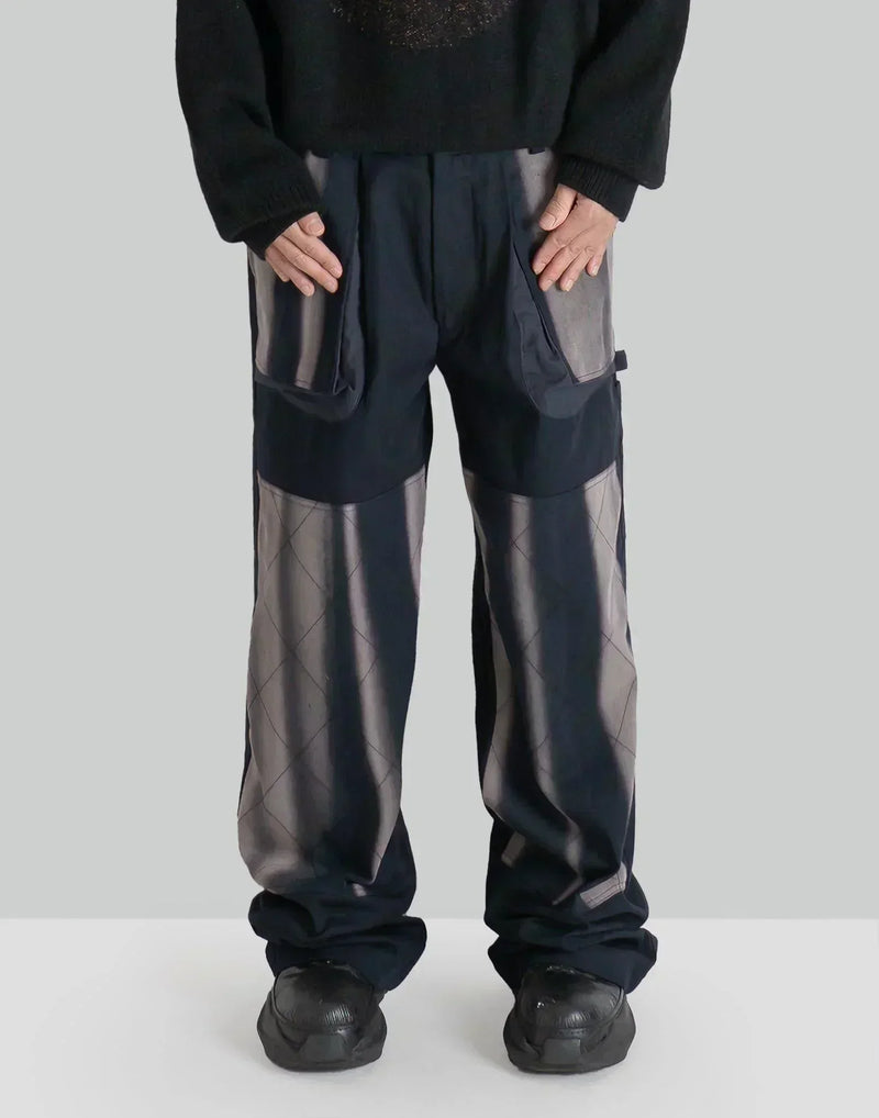 JiyongKim - SUN-BLEACHED DOUBLE KNEE TROUSERS - 082plus