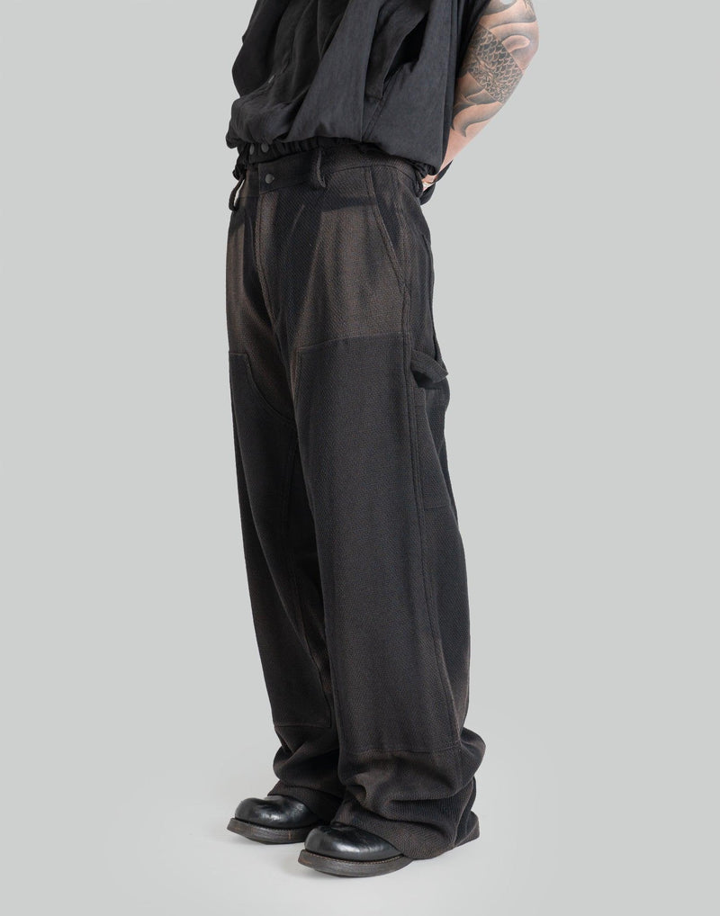 JiyongKim - SUN-BLEACHED DOUBLE KNEE TROUSERS - 082plus