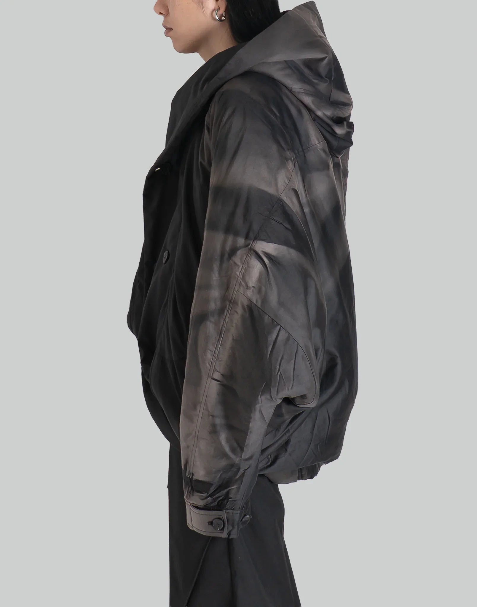 JiyongKim - SUN-BLEACHED DRAPED INSULATE JACKET - 082plus