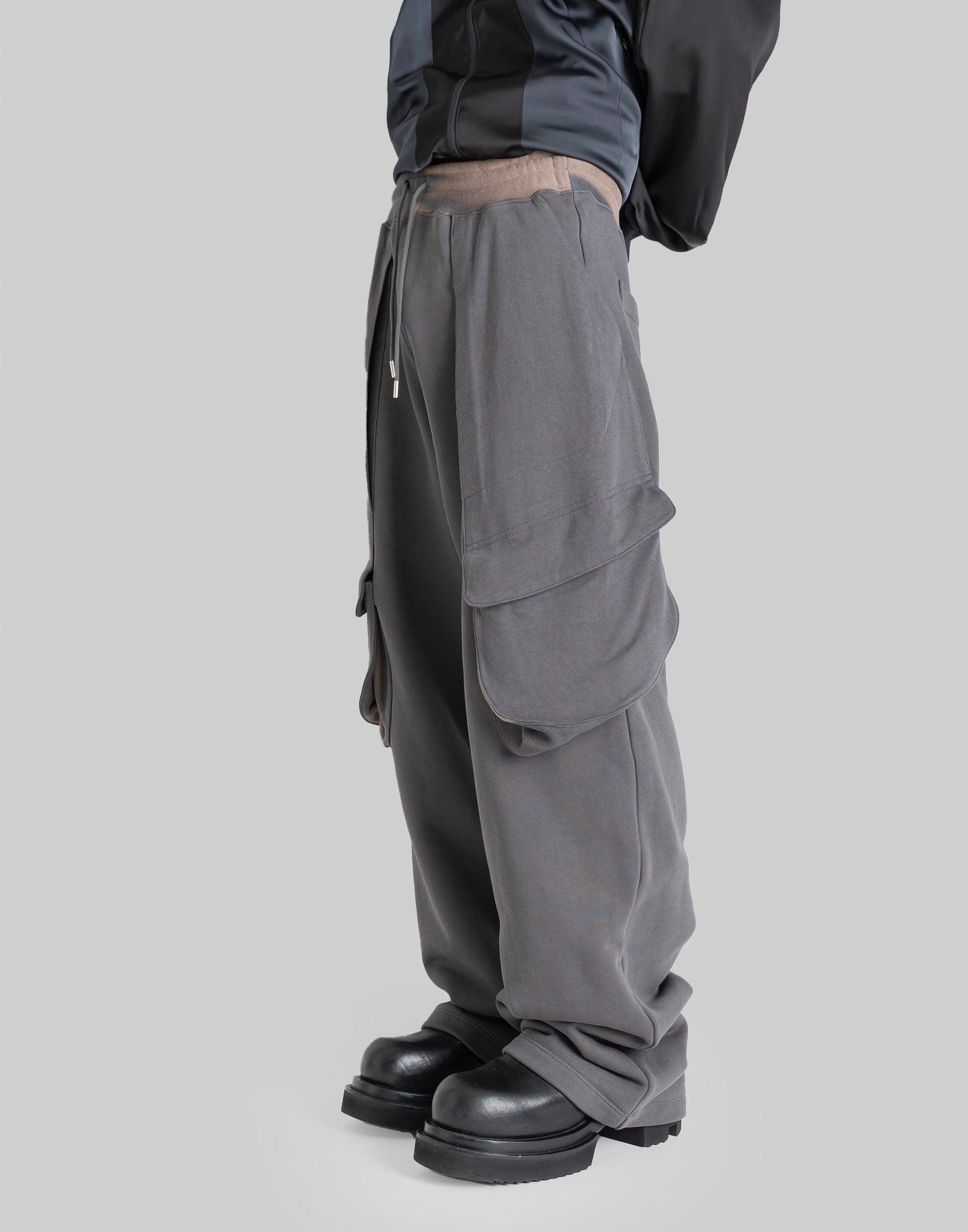 JiyongKim SUN-BLEACHED DRAPED POCKET SWEATPANTS – 082plus