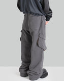 JiyongKim - SUN-BLEACHED DRAPED POCKET SWEATPANTS - 082plus