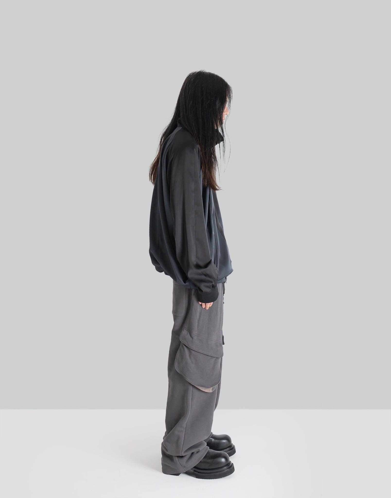 JiyongKim - SUN-BLEACHED DRAPED POCKET SWEATPANTS - 082plus