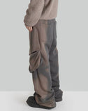 JiyongKim - SUN-BLEACHED DRAPED POCKET SWEATPANTS - 082plus