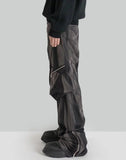 JiyongKim - SUN-BLEACHED DRAPED POCKET TROUSERS - 082plus