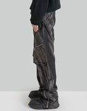 JiyongKim - SUN-BLEACHED DRAPED POCKET TROUSERS - 082plus