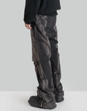 JiyongKim - SUN-BLEACHED DRAPED POCKET TROUSERS - 082plus