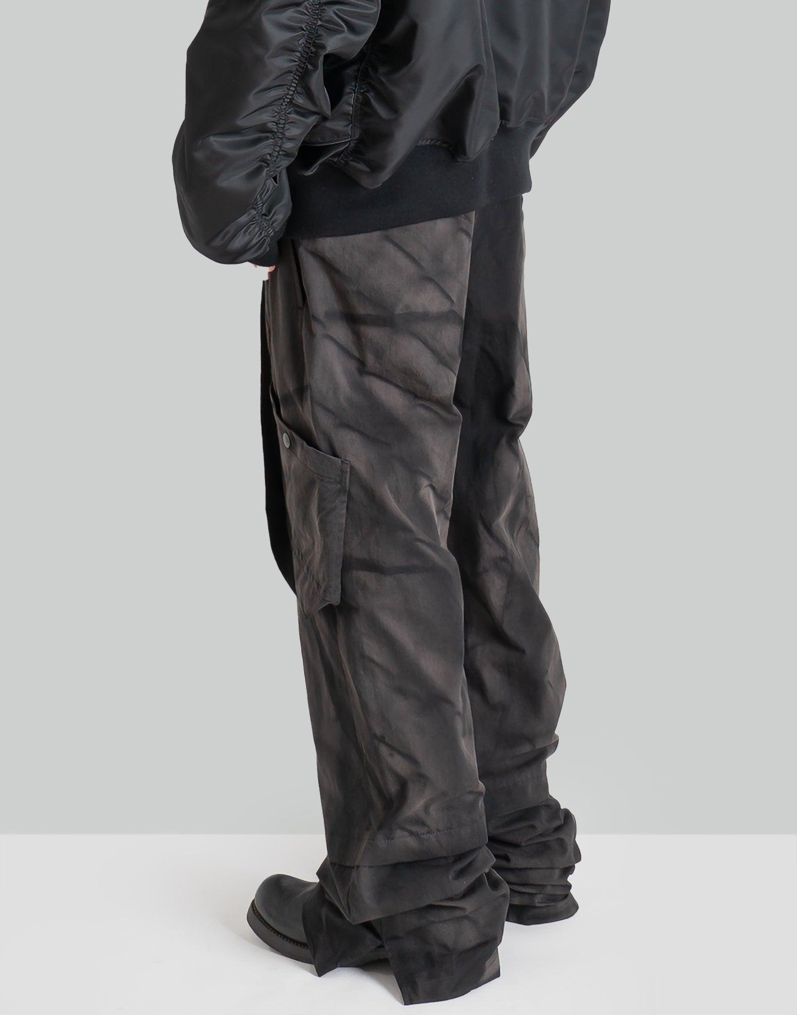 JiyongKim - SUN-BLEACHED DRAPED POCKET TROUSERS - 082plus