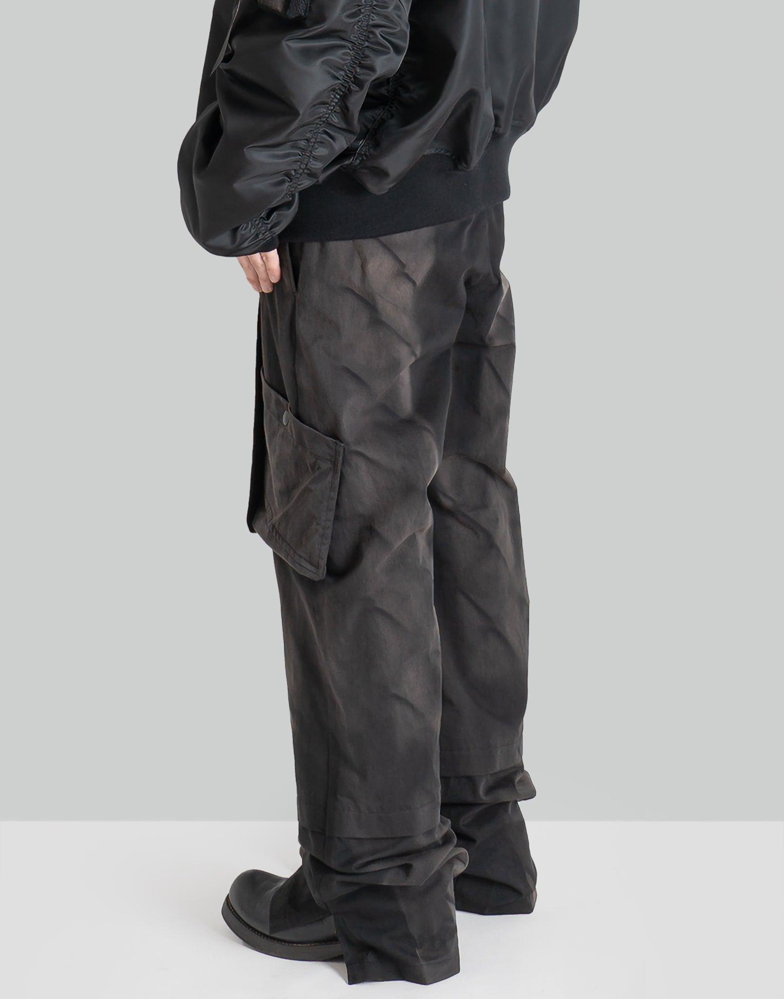 JiyongKim - SUN-BLEACHED DRAPED POCKET TROUSERS - 082plus