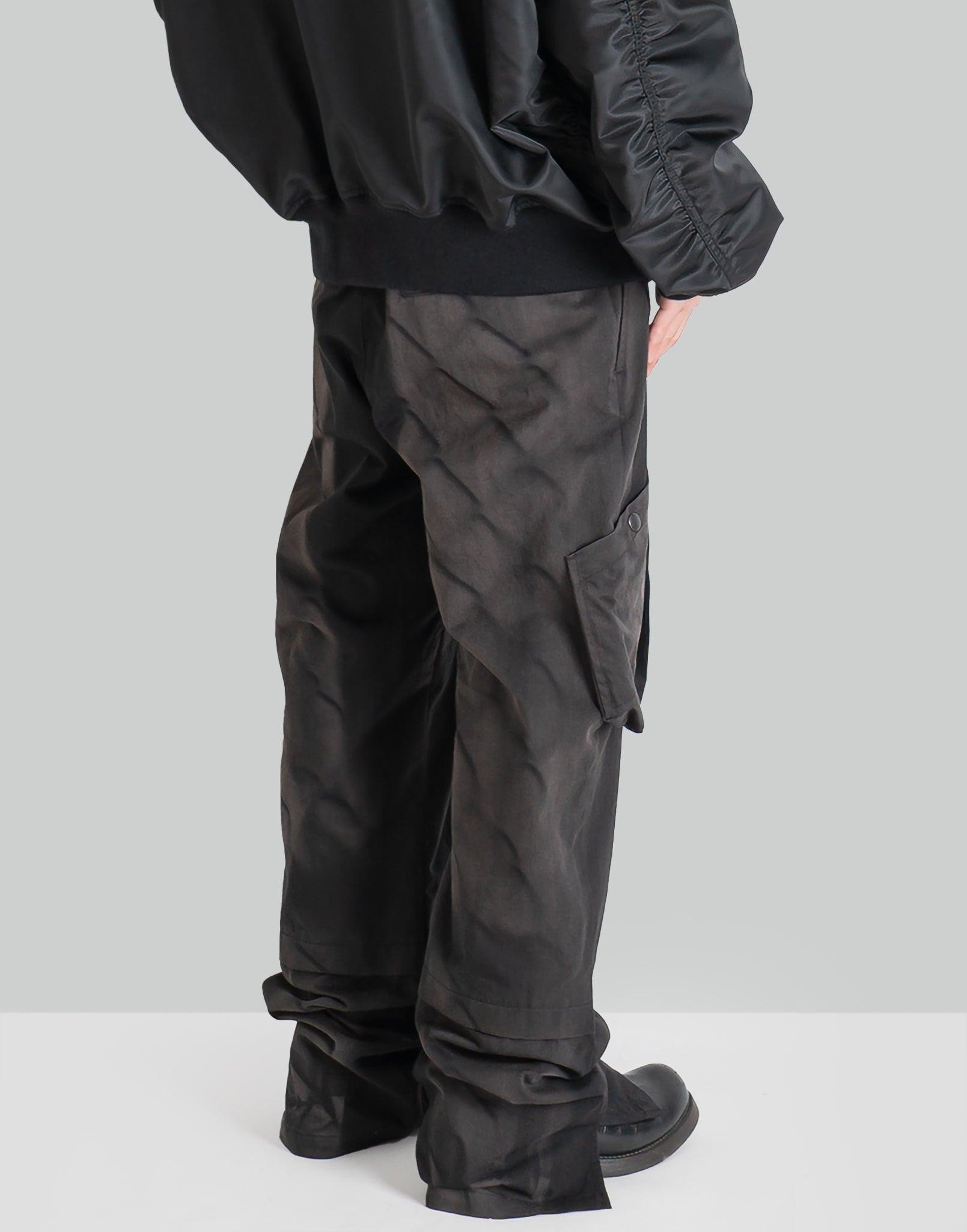 JiyongKim - SUN-BLEACHED DRAPED POCKET TROUSERS - 082plus