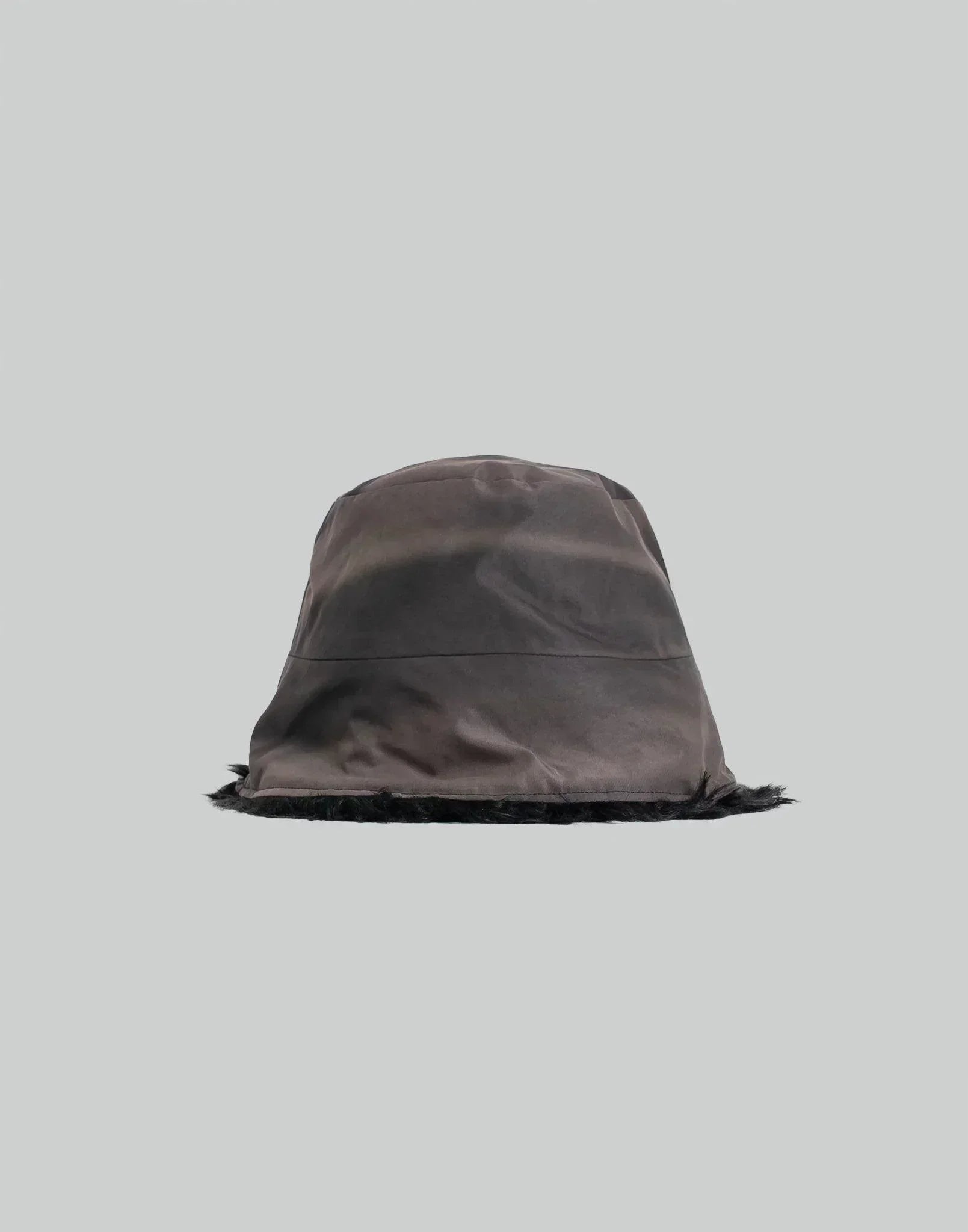 JiyongKim - SUN-BLEACHED FAUX FUR REVERSIBLE BUCKET HAT - 082plus