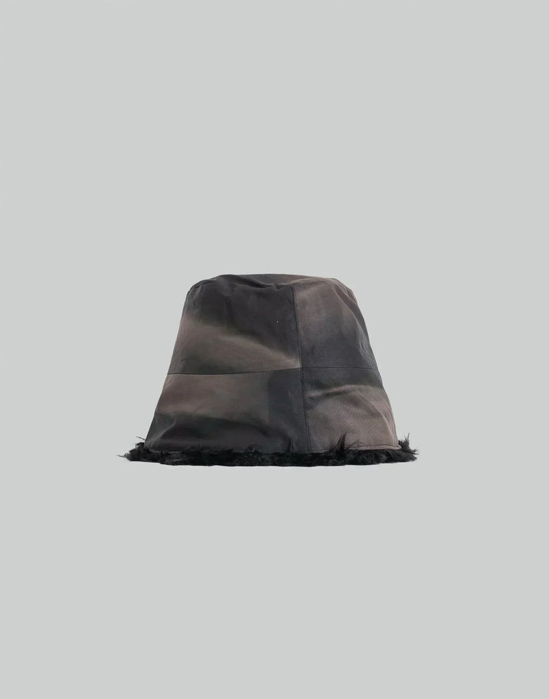 JiyongKim - SUN-BLEACHED FAUX FUR REVERSIBLE BUCKET HAT - 082plus