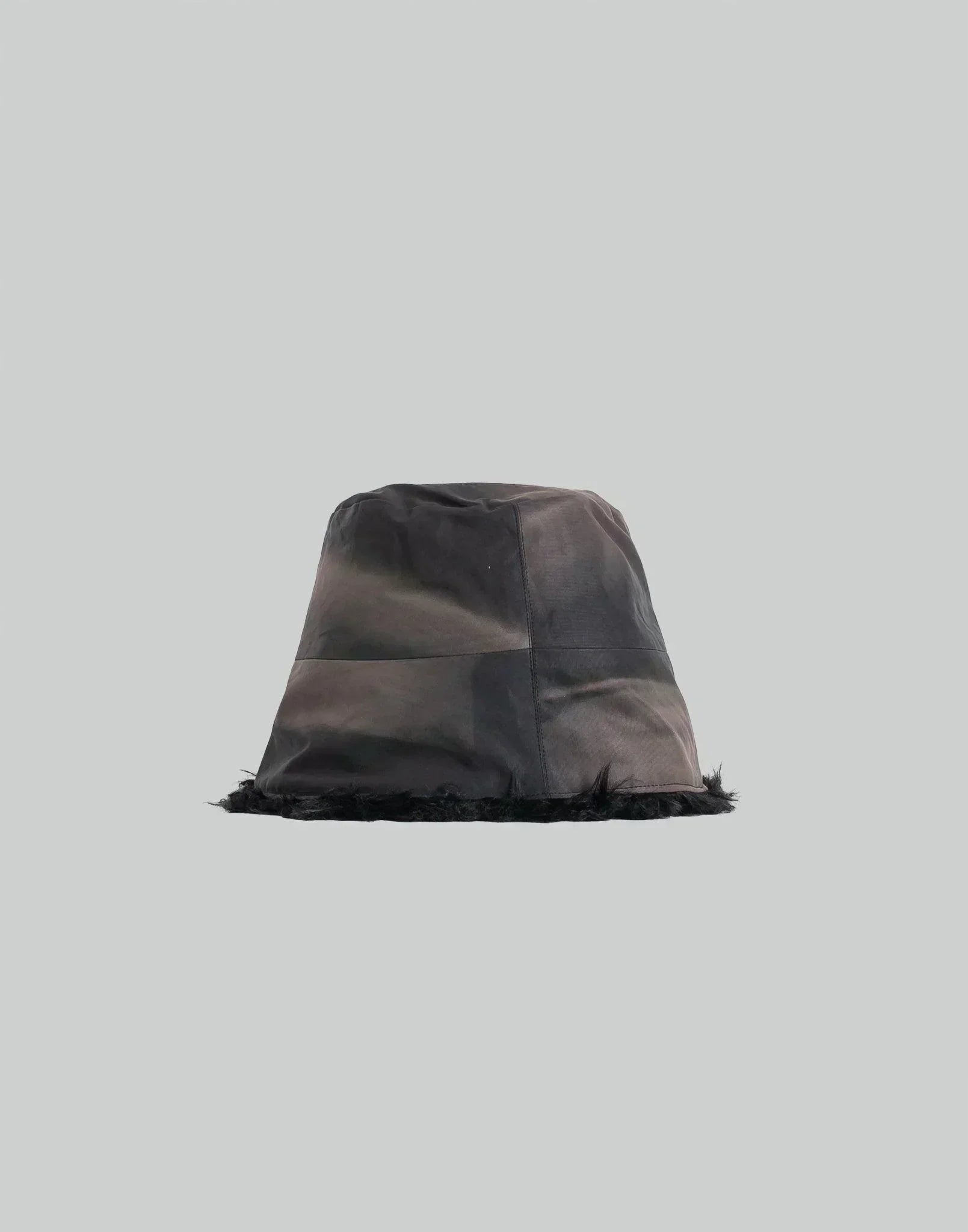 JiyongKim - SUN-BLEACHED FAUX FUR REVERSIBLE BUCKET HAT - 082plus