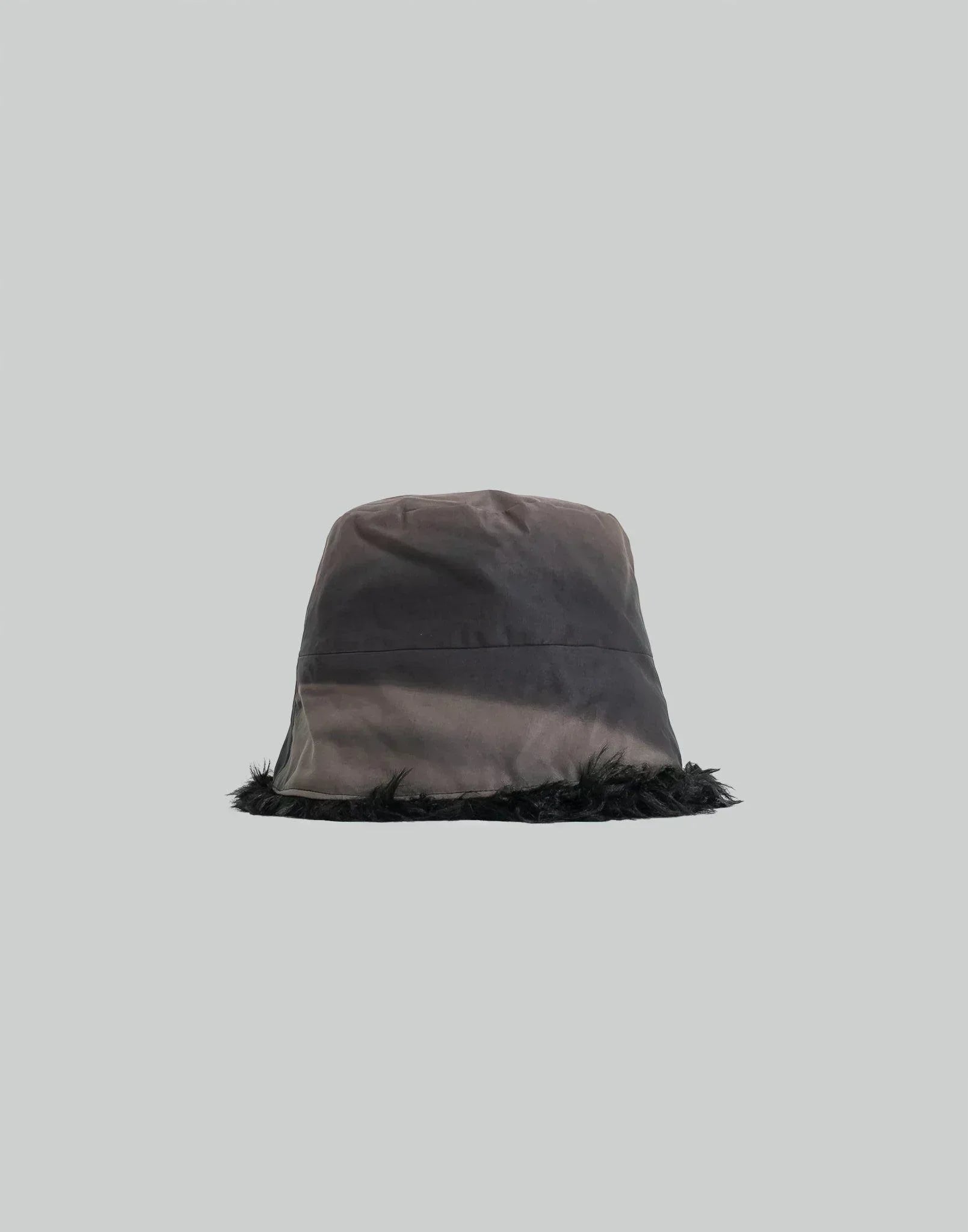 JiyongKim - SUN-BLEACHED FAUX FUR REVERSIBLE BUCKET HAT - 082plus