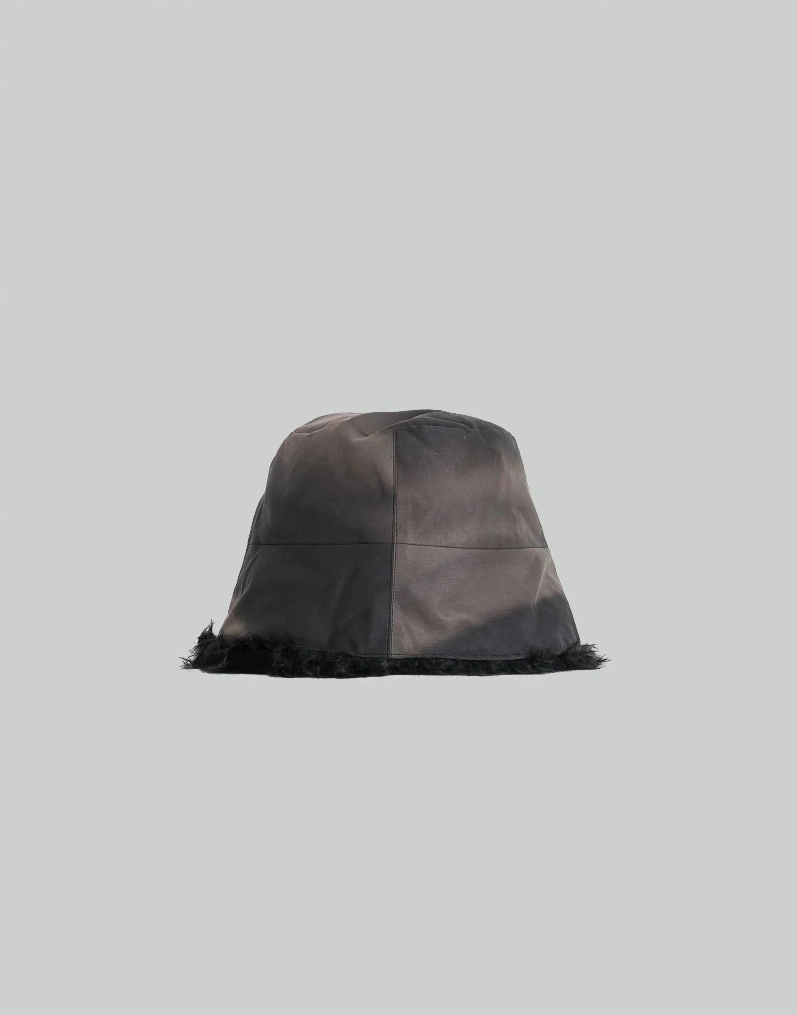 JiyongKim - SUN-BLEACHED FAUX FUR REVERSIBLE BUCKET HAT - 082plus