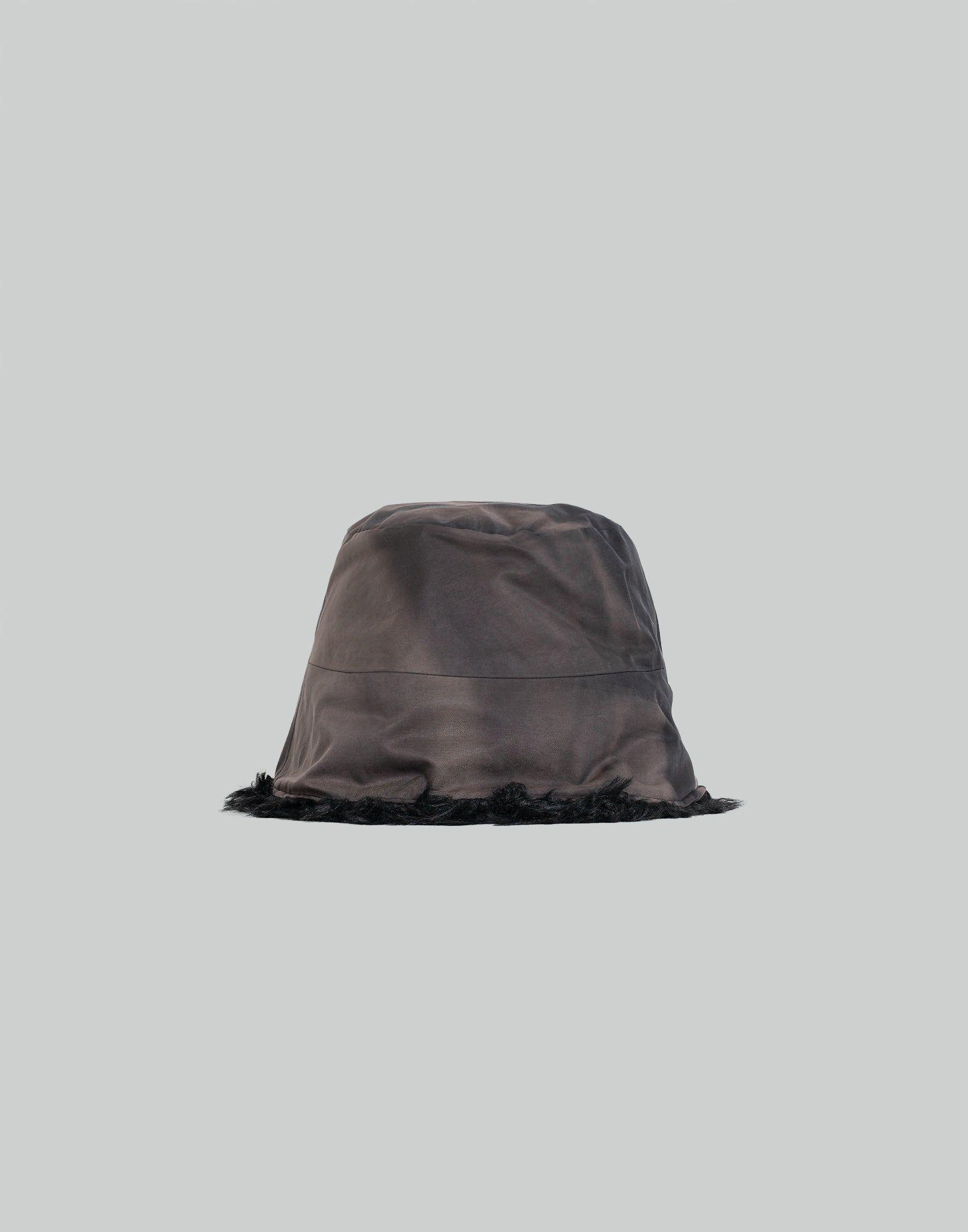 JiyongKim - SUN-BLEACHED FAUX FUR REVERSIBLE BUCKET HAT - 082plus