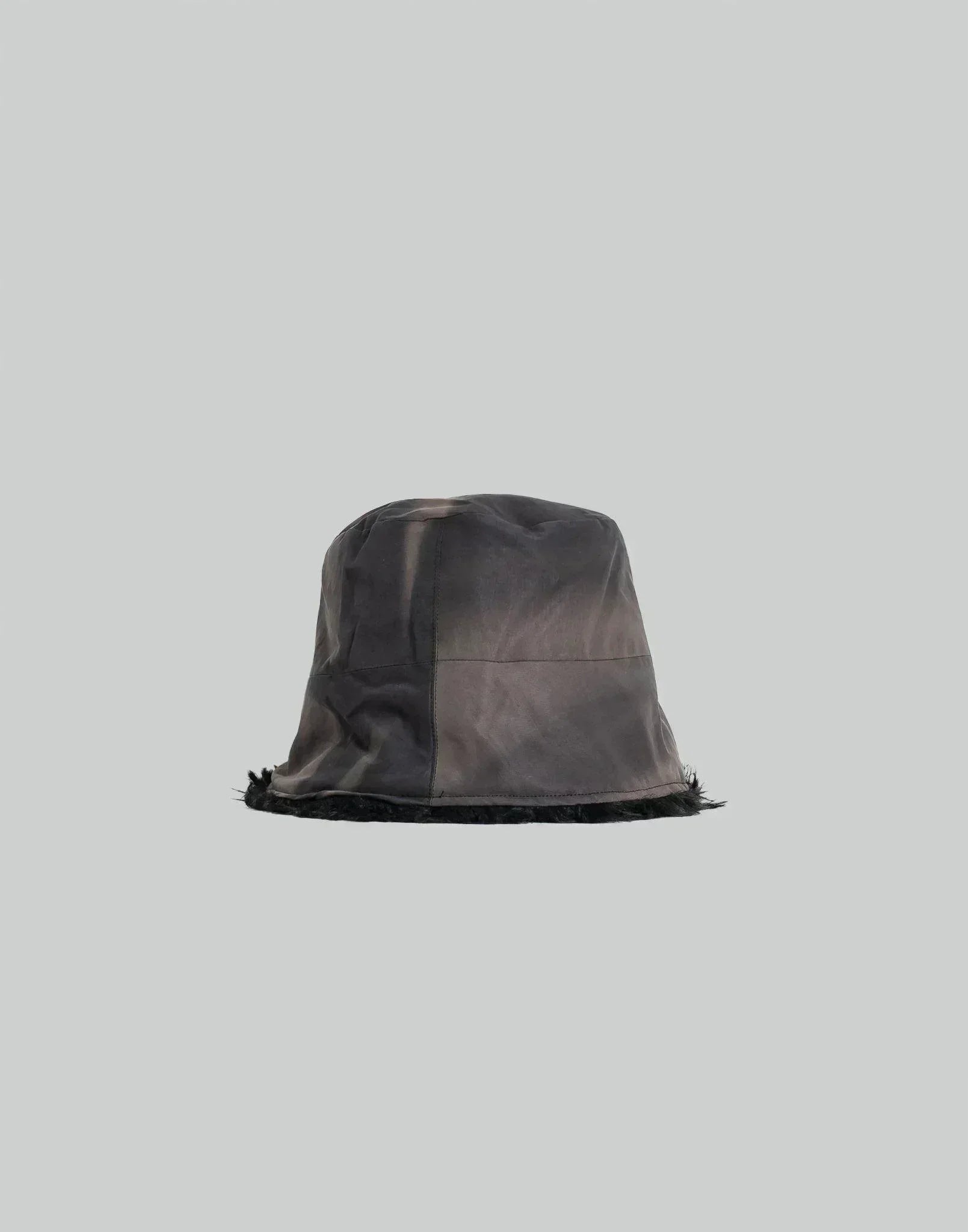 JiyongKim - SUN-BLEACHED FAUX FUR REVERSIBLE BUCKET HAT - 082plus
