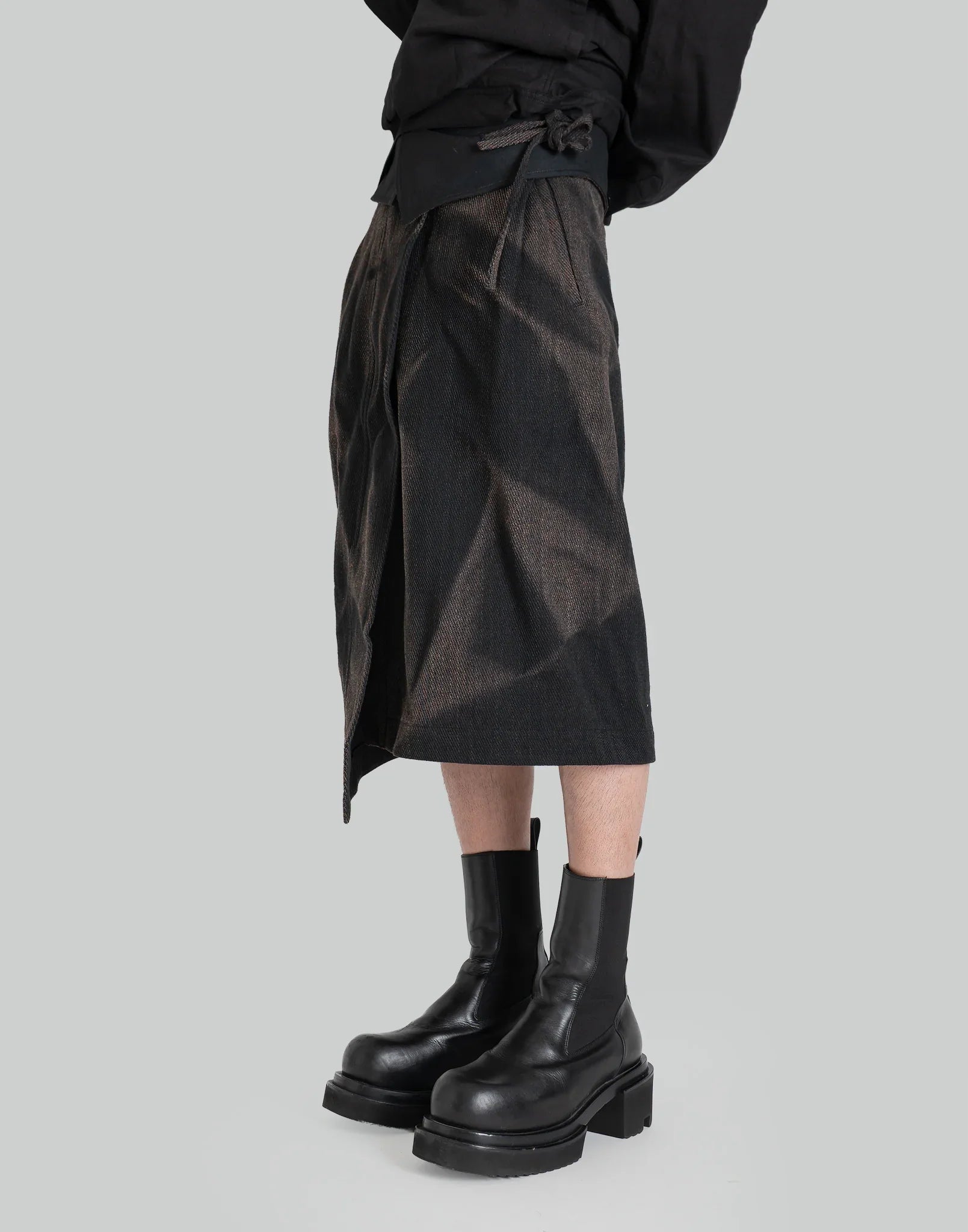 JiyongKim - SUN-BLEACHED FOLDED SKIRT - 082plus