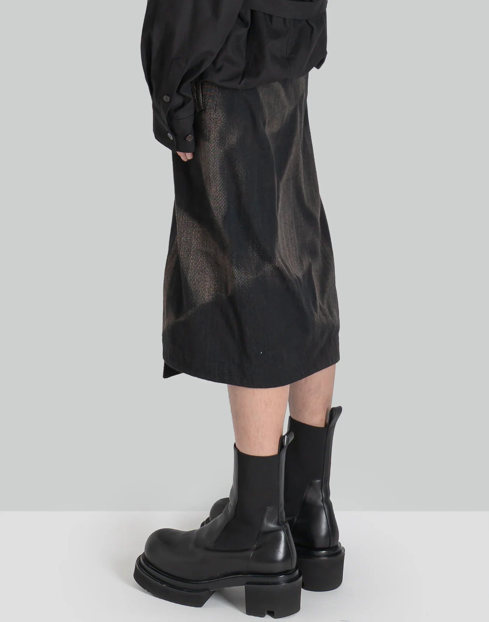 JiyongKim - SUN-BLEACHED FOLDED SKIRT - 082plus