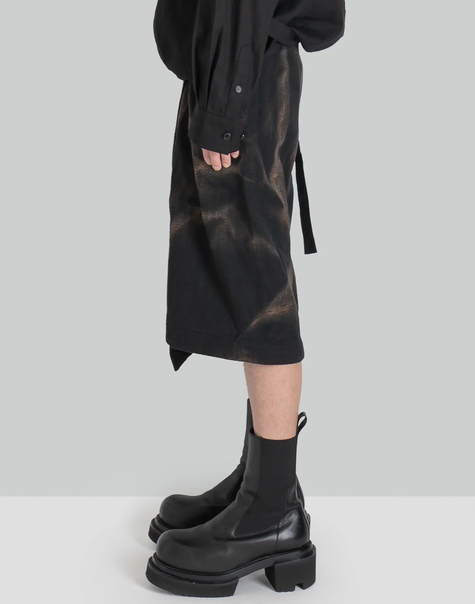 JiyongKim - SUN-BLEACHED FOLDED SKIRT - 082plus