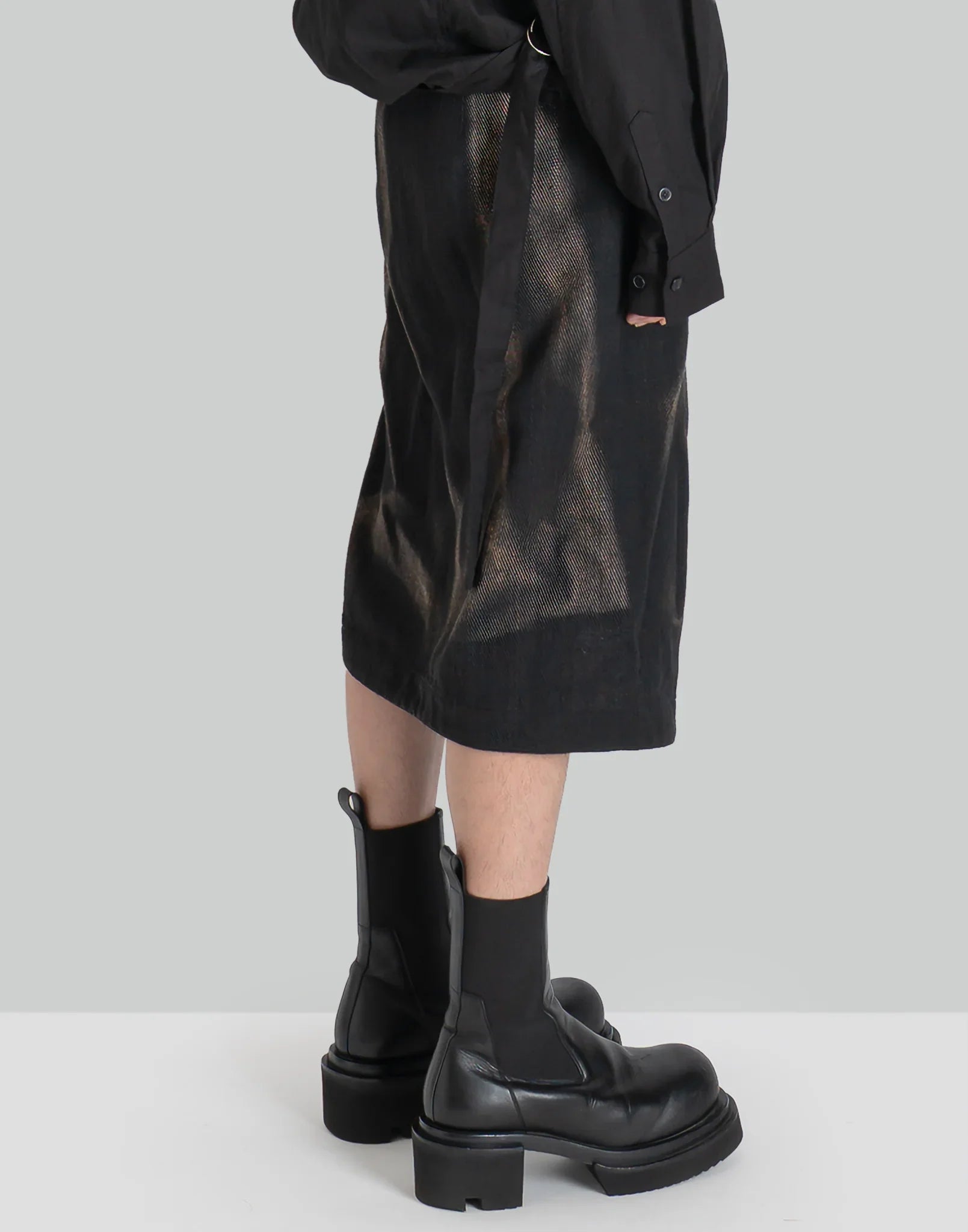 JiyongKim - SUN-BLEACHED FOLDED SKIRT - 082plus
