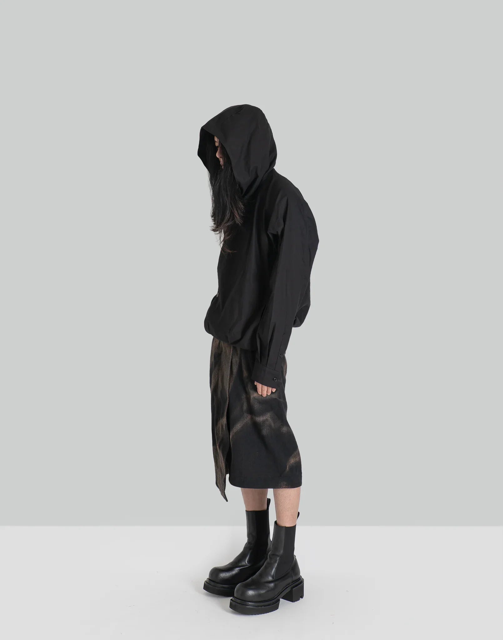 JiyongKim - SUN-BLEACHED FOLDED SKIRT - 082plus