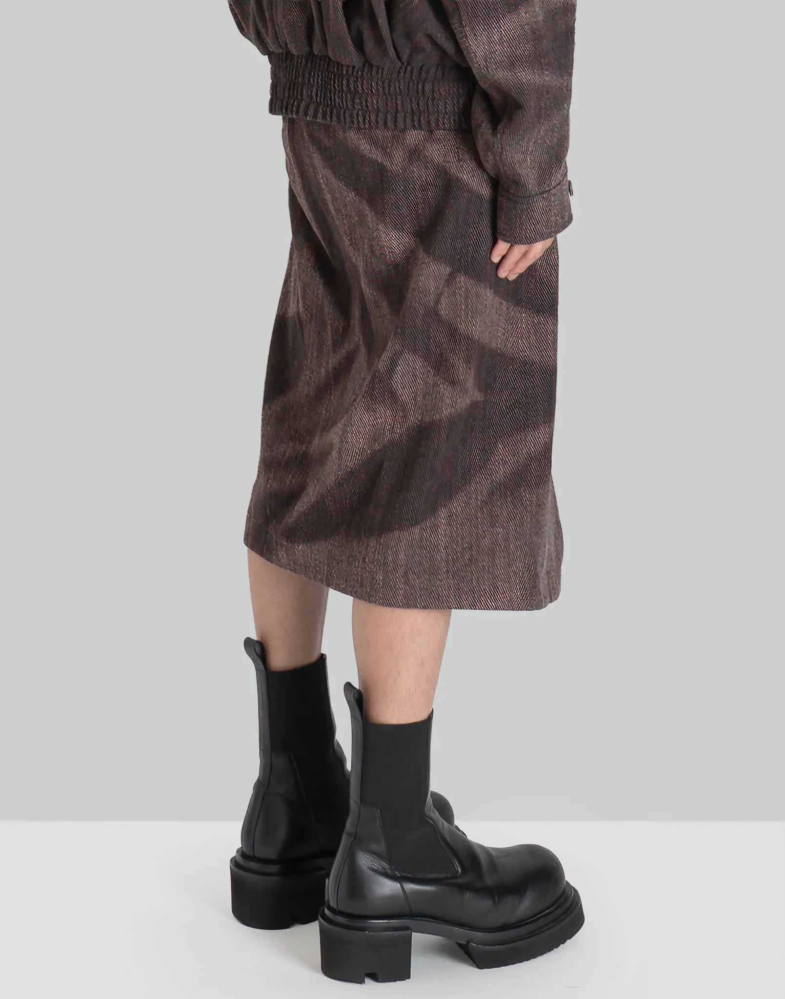 JiyongKim - SUN-BLEACHED FOLDED SKIRT - 082plus