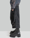 JiyongKim - SUN-BLEACHED LAYERED STRAP HALF TROUSERS - 082plus