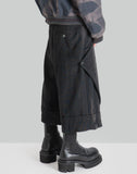 JiyongKim - SUN-BLEACHED LAYERED STRAP HALF TROUSERS - 082plus