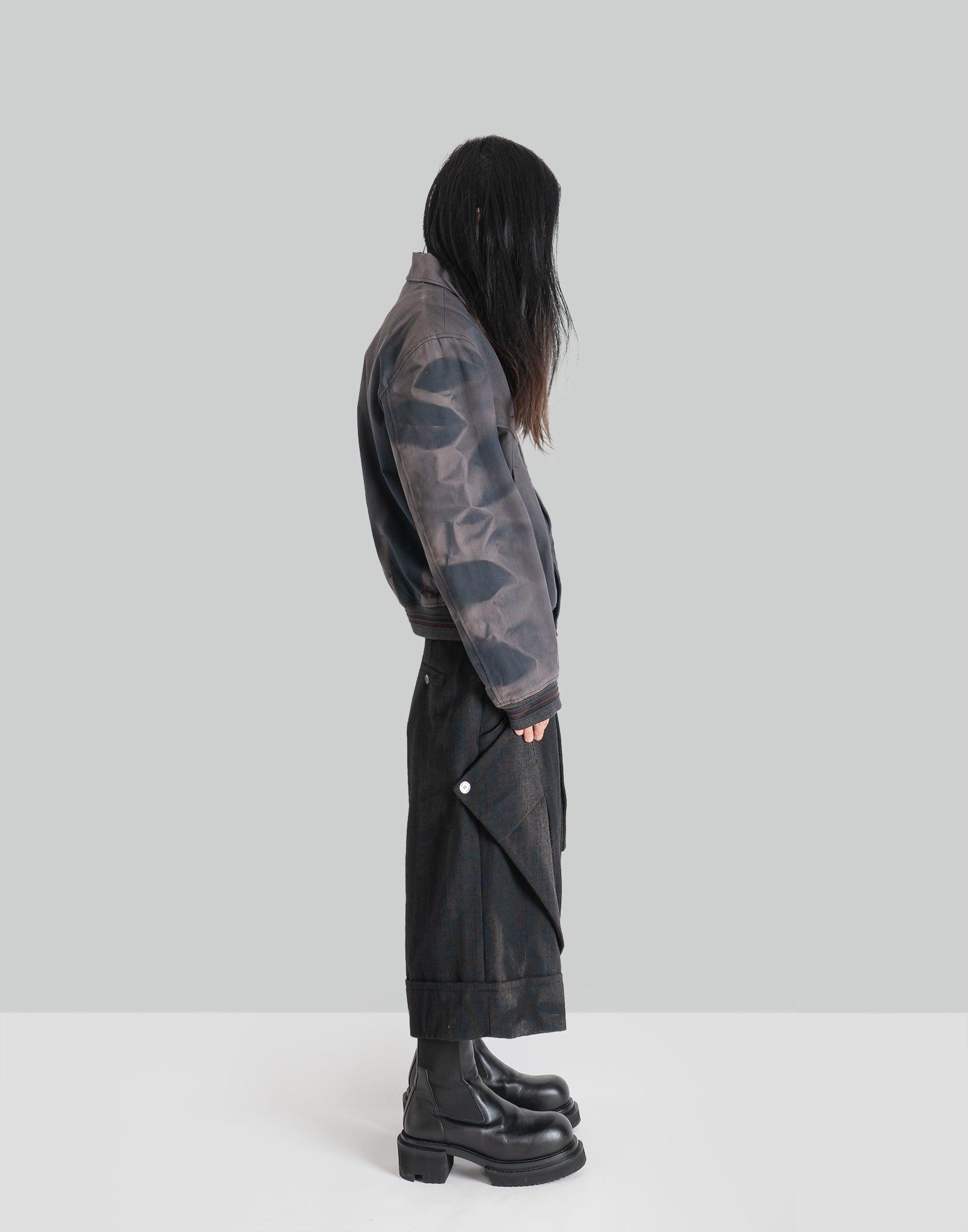 JiyongKim - SUN-BLEACHED LAYERED STRAP HALF TROUSERS - 082plus