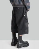 JiyongKim - SUN-BLEACHED LAYERED STRAP HALF TROUSERS - 082plus