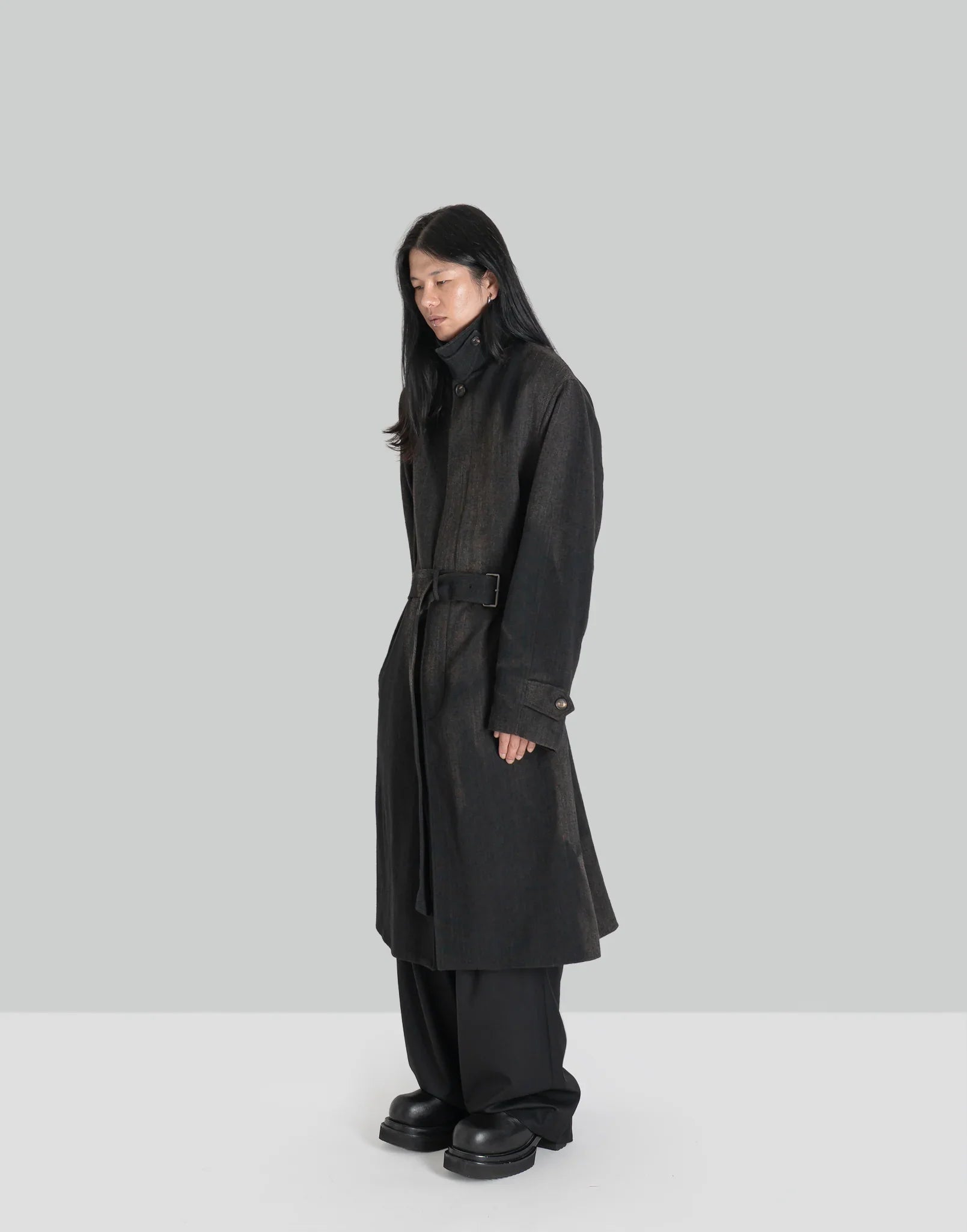 JiyongKim - SUN-BLEACHED MAC COAT - 082plus