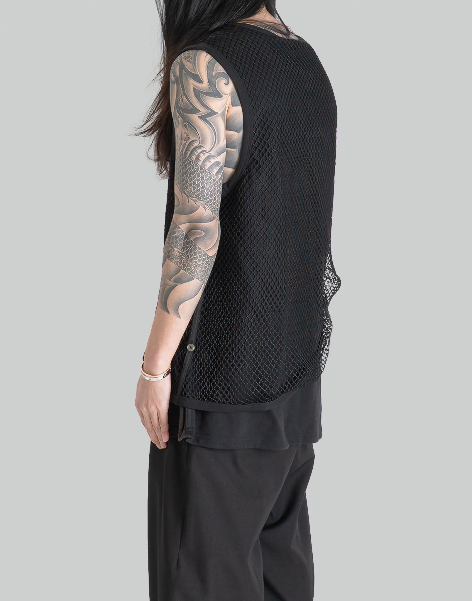 JiyongKim - SUN-BLEACHED MESH LAYERED SLEEVELESS - 082plus
