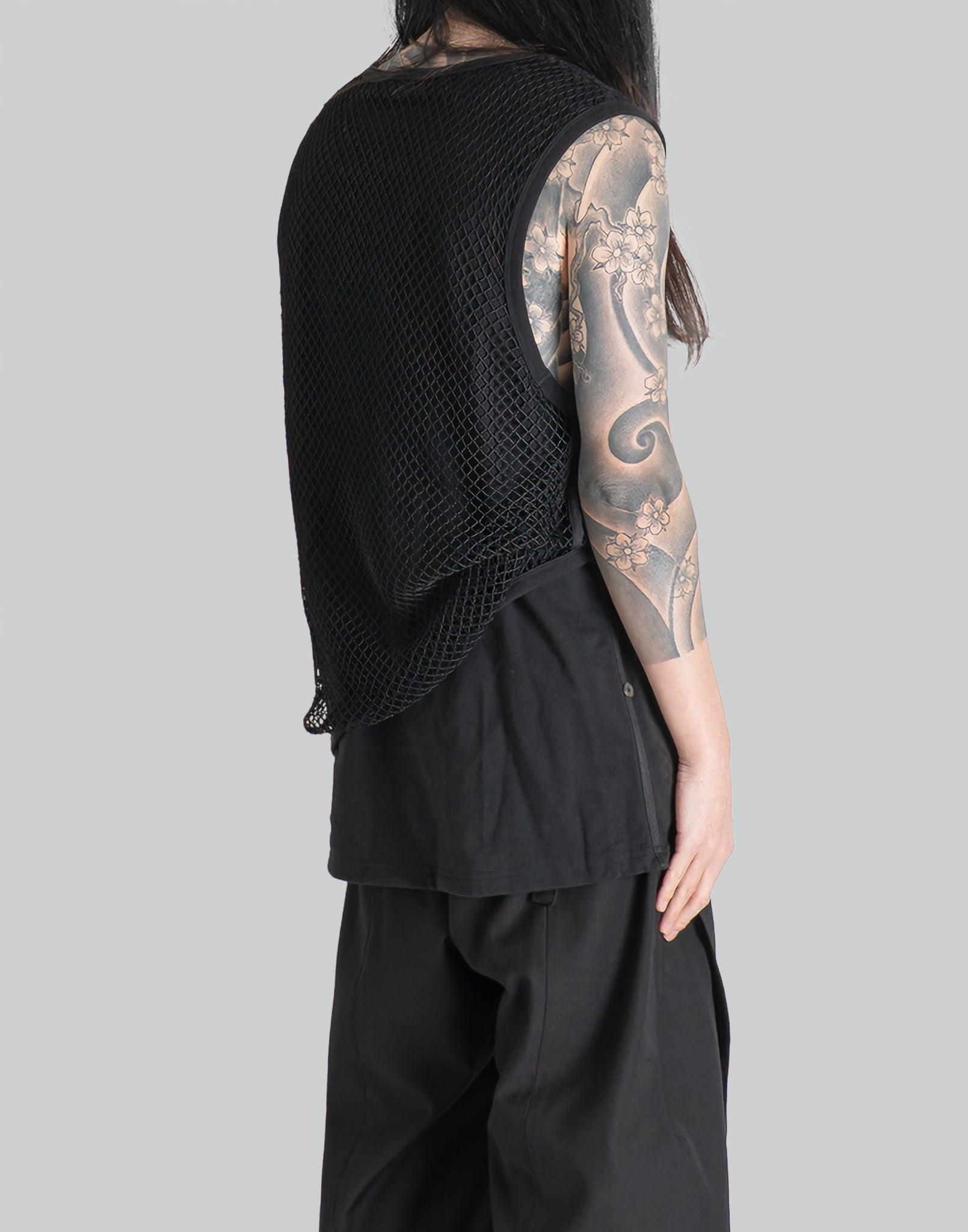 JiyongKim - SUN-BLEACHED MESH LAYERED SLEEVELESS - 082plus