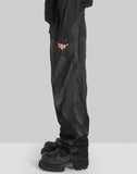 JiyongKim - SUN-BLEACHED RAW EDGED STRAIGHT TROUSERS - 082plus
