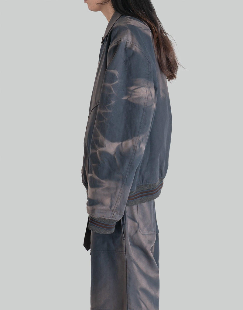 JiyongKim - SUN-BLEACHED RIBBED BLOUSON - 082plus
