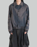 SUN-BLEACHED RIBBED BLOUSON