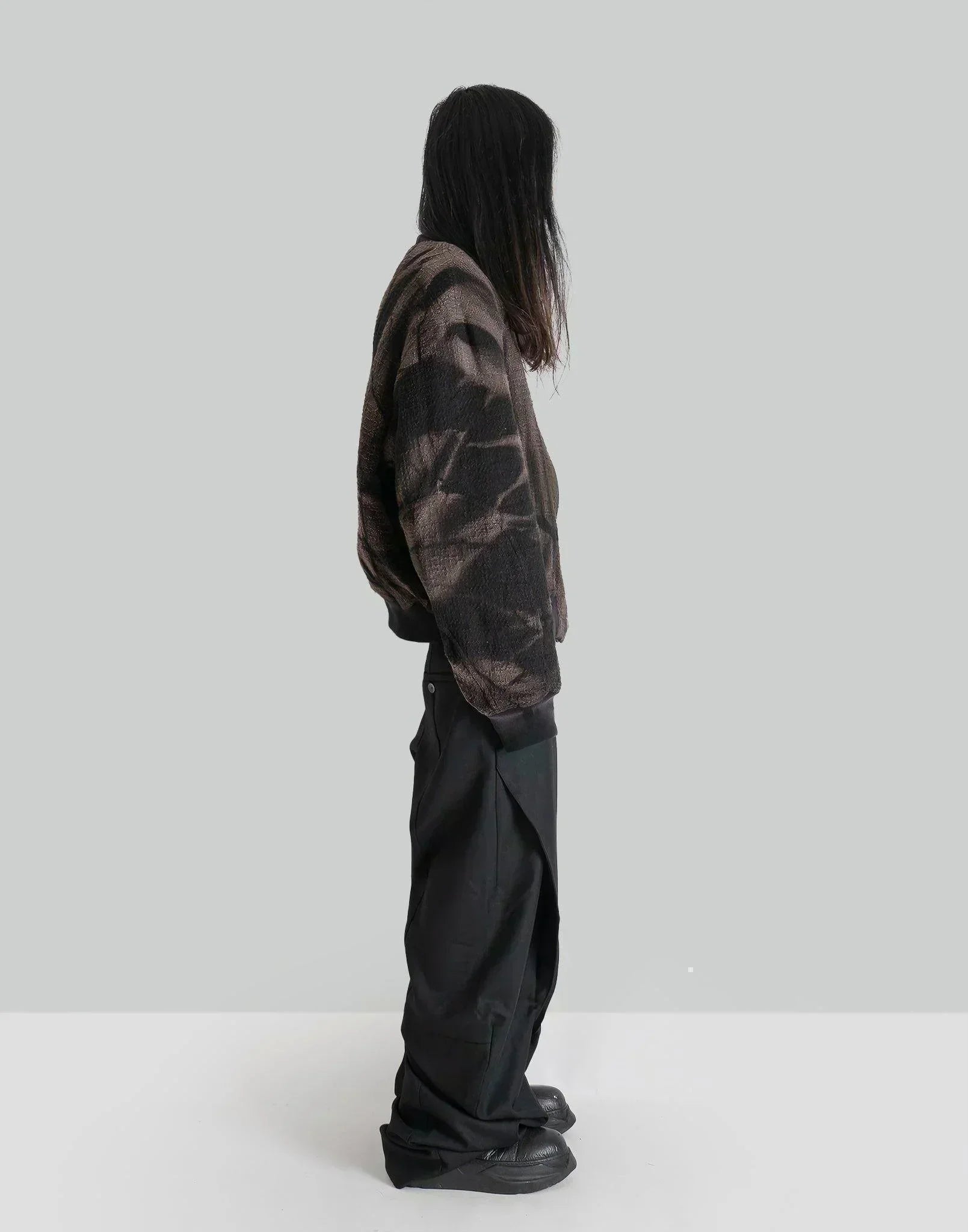 JiyongKim - SUN-BLEACHED TWEED BOMBER - 082plus