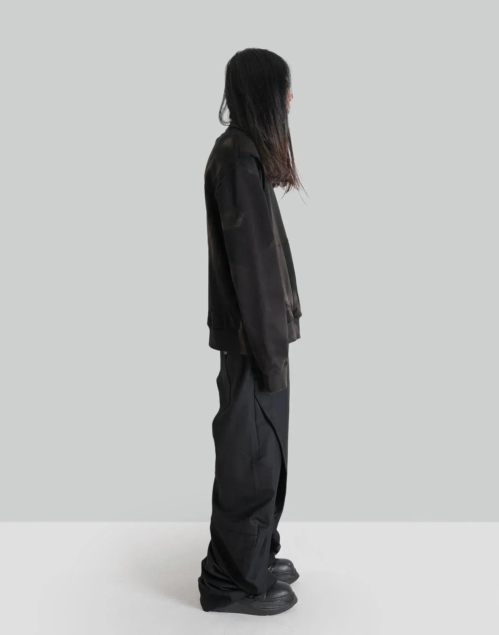 JiyongKim - SUN-BLEACHED TWISTED SWEATSHIRT - 082plus