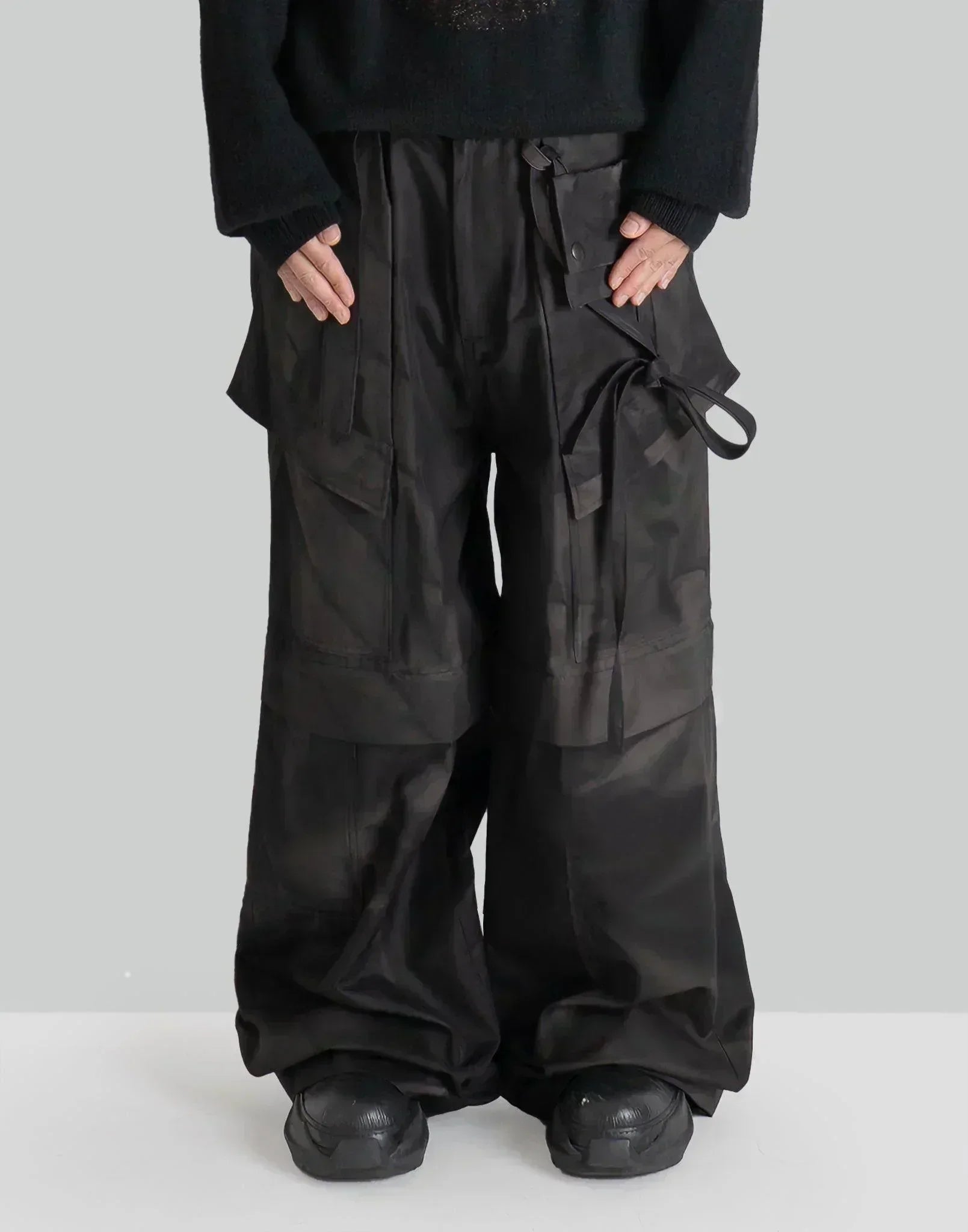 JiyongKim - SUN-BLEACHED WIDE DETACHABLE TROUSERS - 082plus