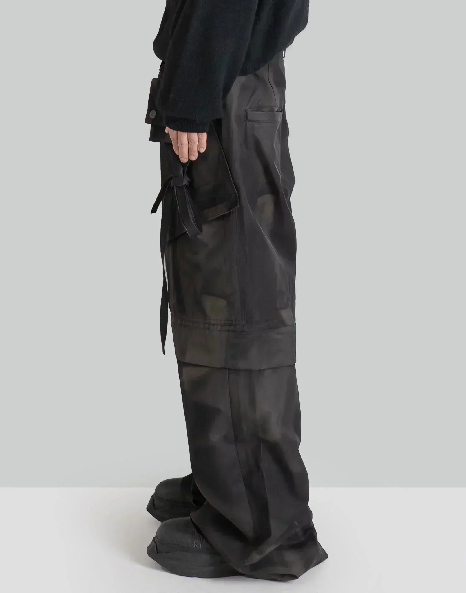 JiyongKim - SUN-BLEACHED WIDE DETACHABLE TROUSERS - 082plus